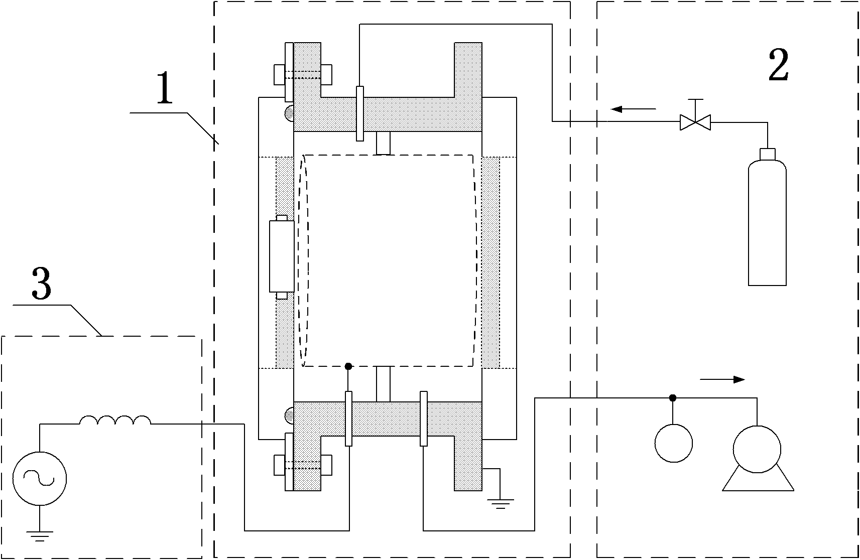 Electron density control system of large-area uniform plasmas