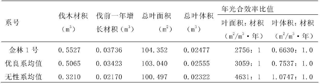 Method for selecting improved variety Jinlin No.1 of fir timber forest