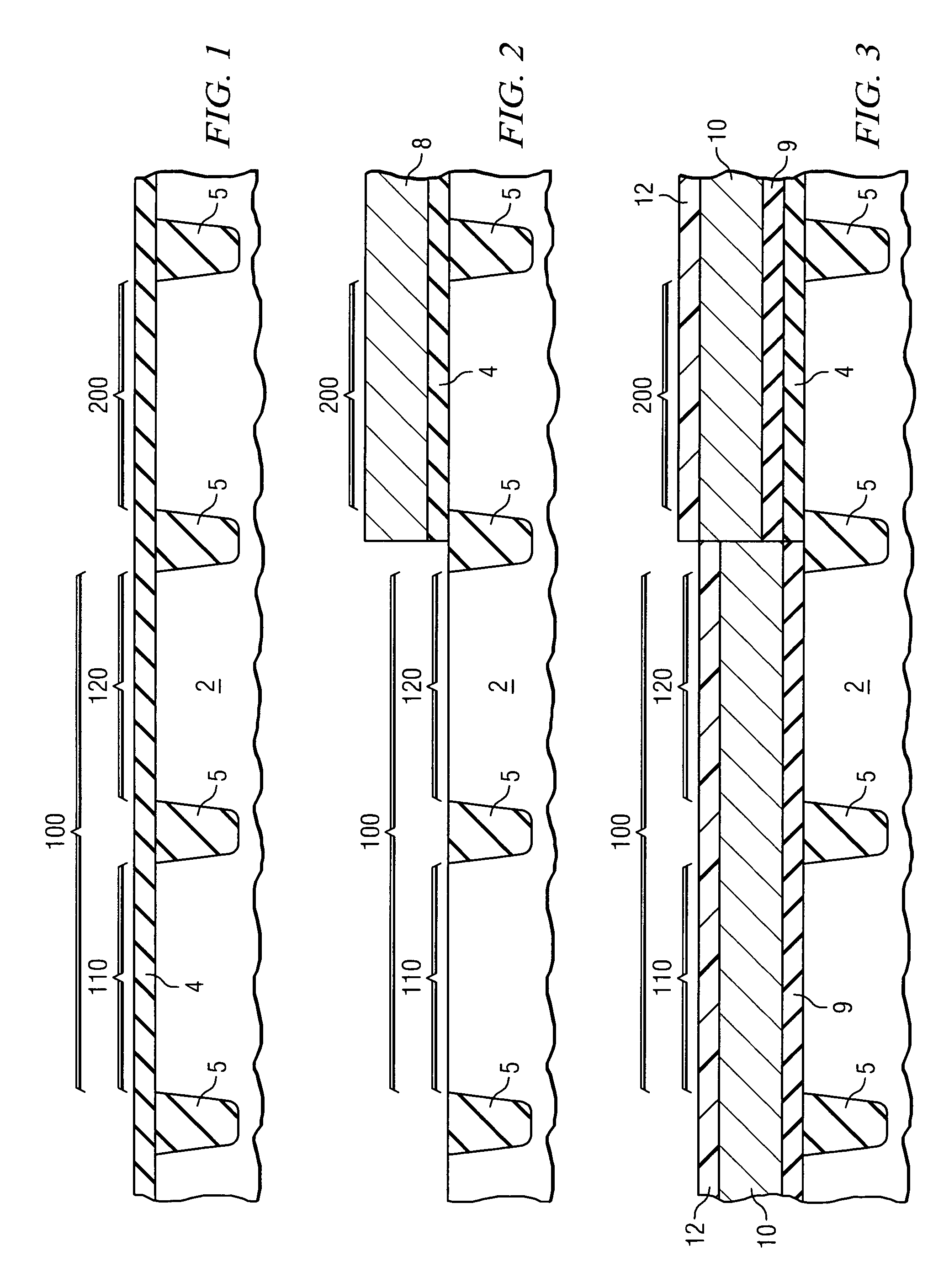 Composite gate structure in an integrated circuit