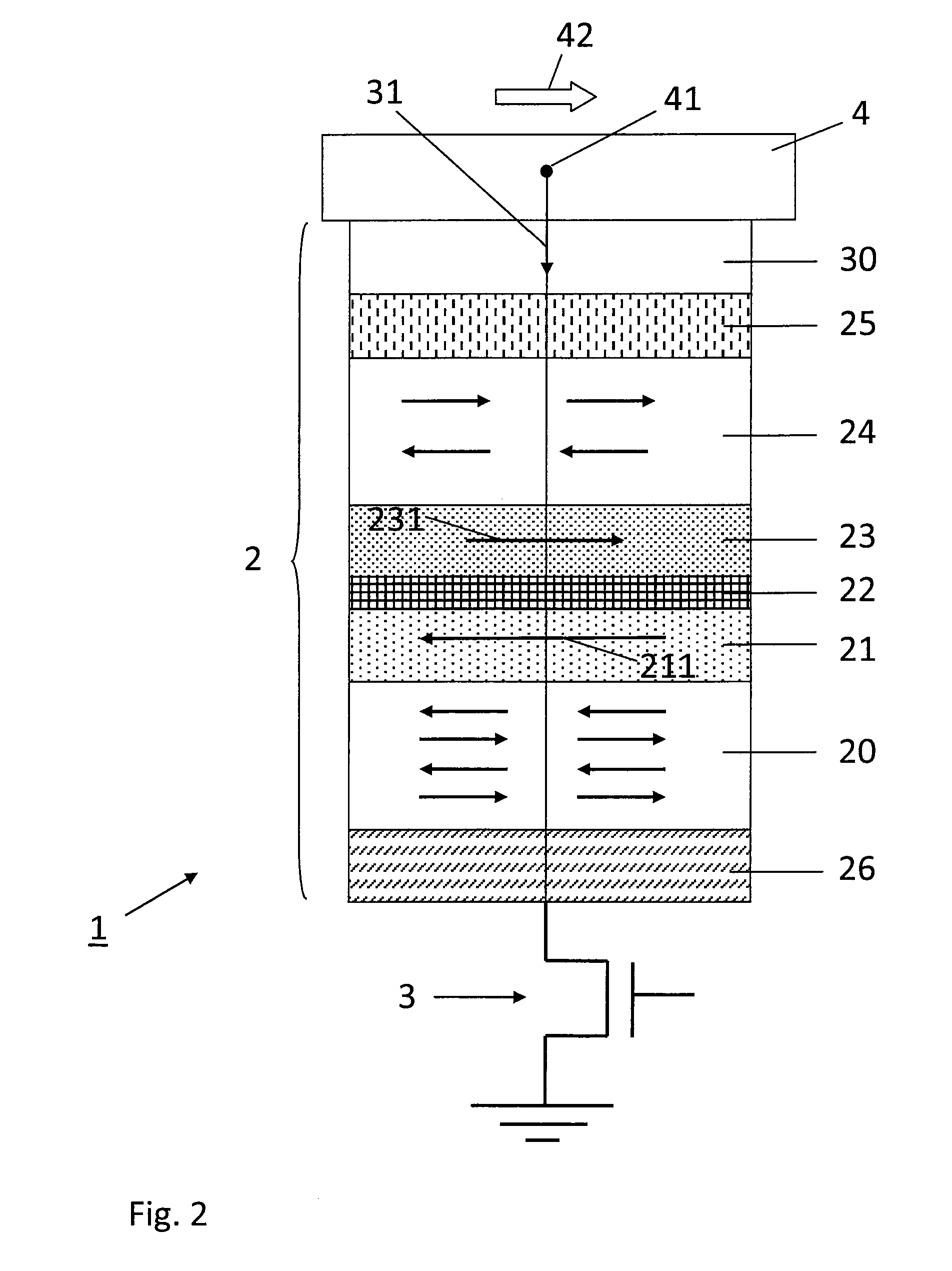 Thermally assisted magnetic random access memory element with improved endurance