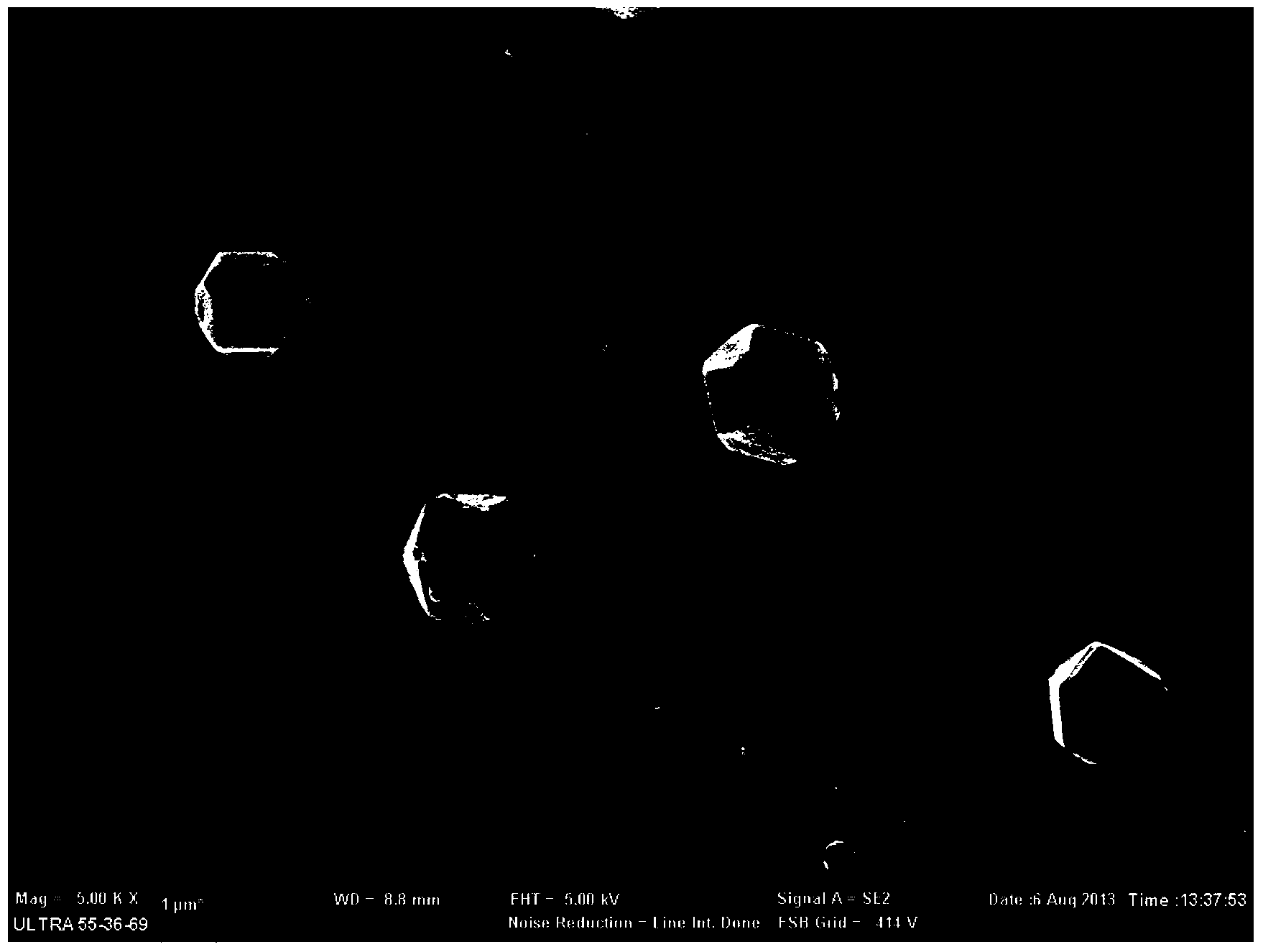 Preparation method of boron-doped ultra/fine diamond monocrystal micropowder