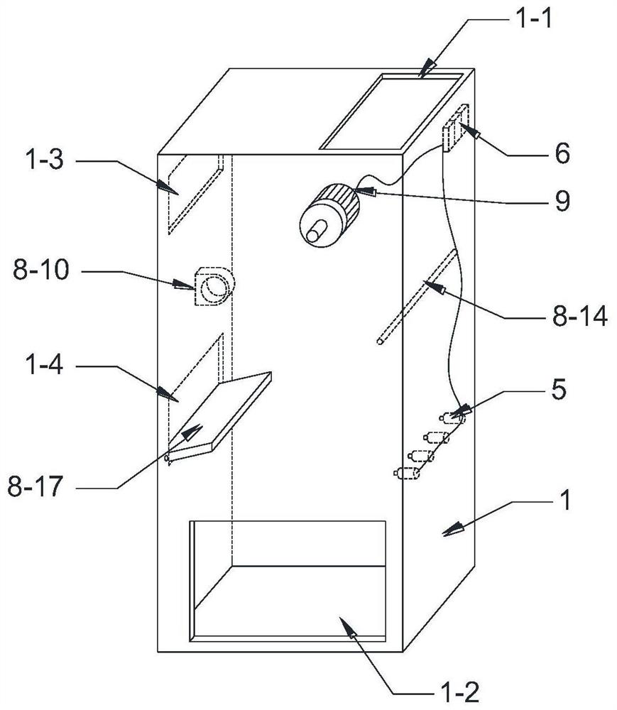 An automatic crushing and screening device for port chemical ore inspection