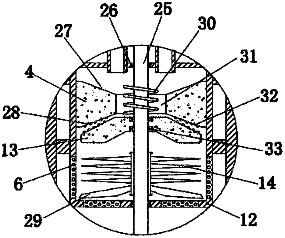 Biotechnological material ultrafine-crushing device