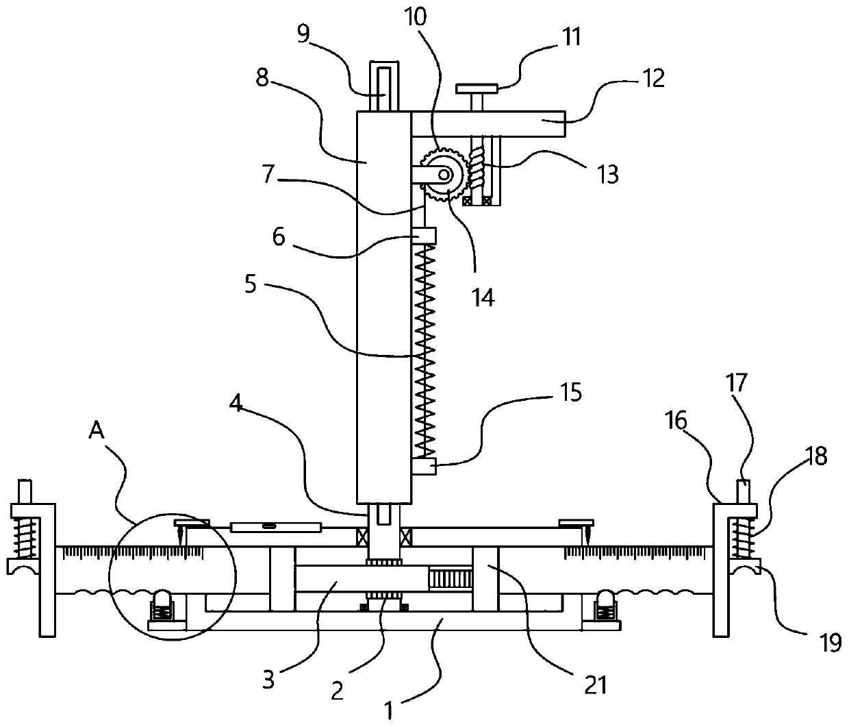 Novel positioning rib detection device