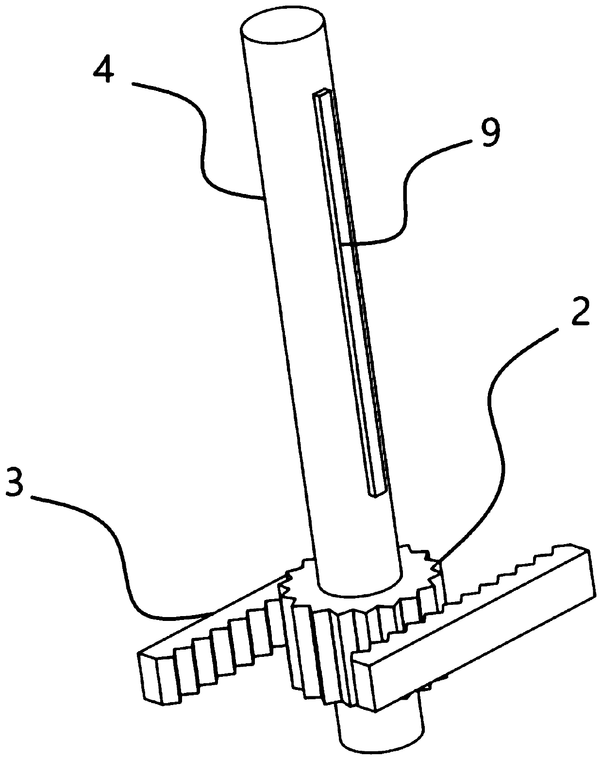 Novel positioning rib detection device