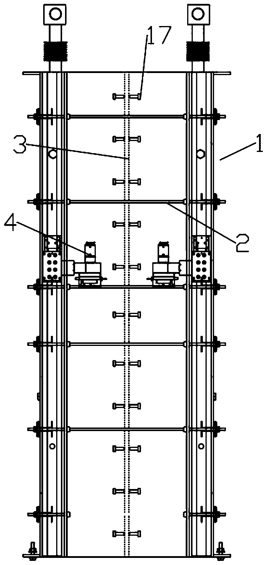 High-strength fair faced steel plate concrete shear wall and construction method thereof