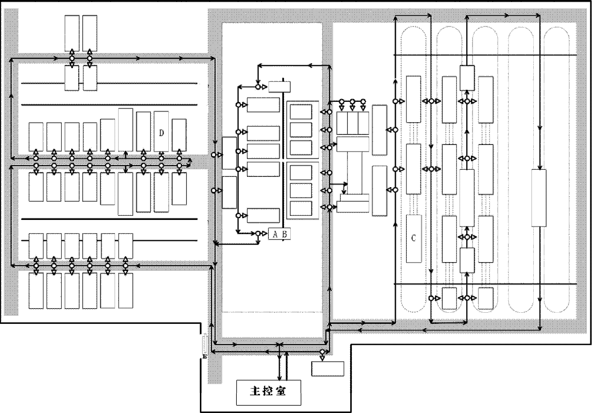 Multiple inspection robot cooperative operation method for substation sequence control system