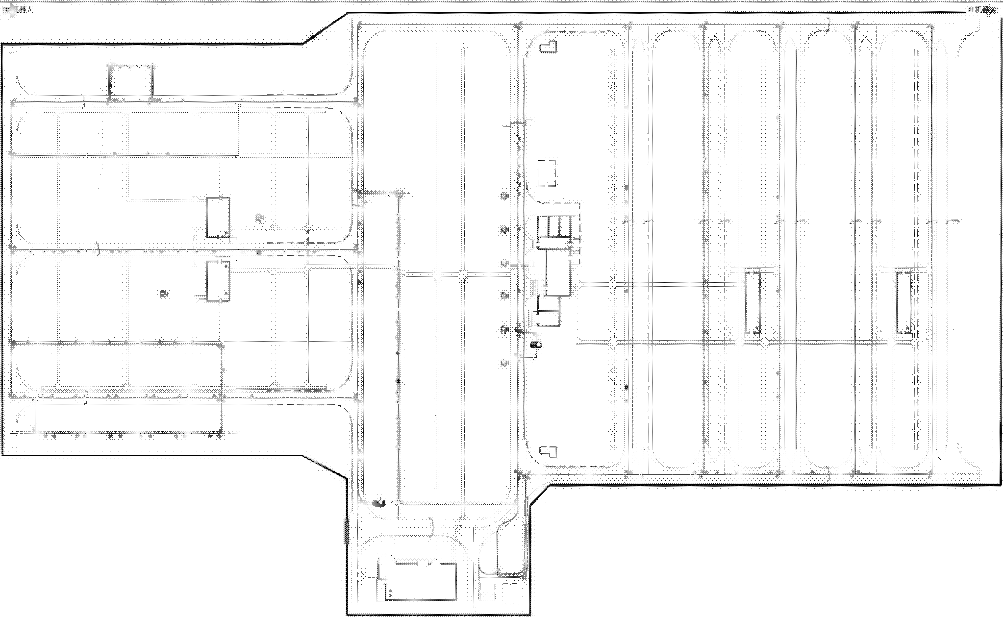 Multiple inspection robot cooperative operation method for substation sequence control system