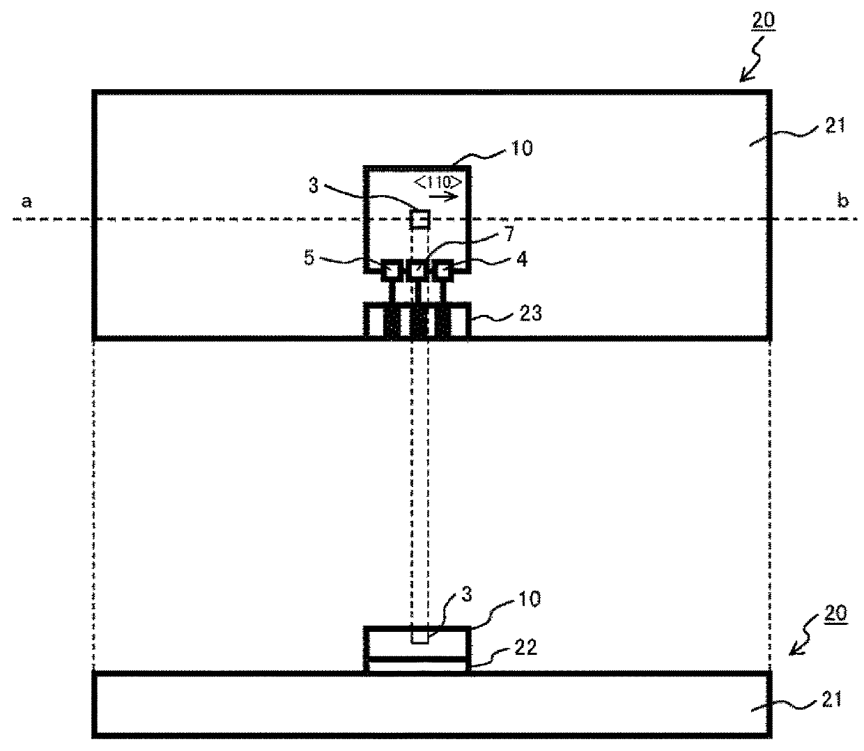 Mechanical Quantity Measurement Device and Pressure Sensor Using Same