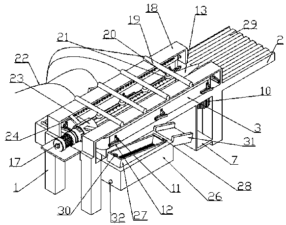 An integrated device for cleaning and pickling glandular stomach and esophagus