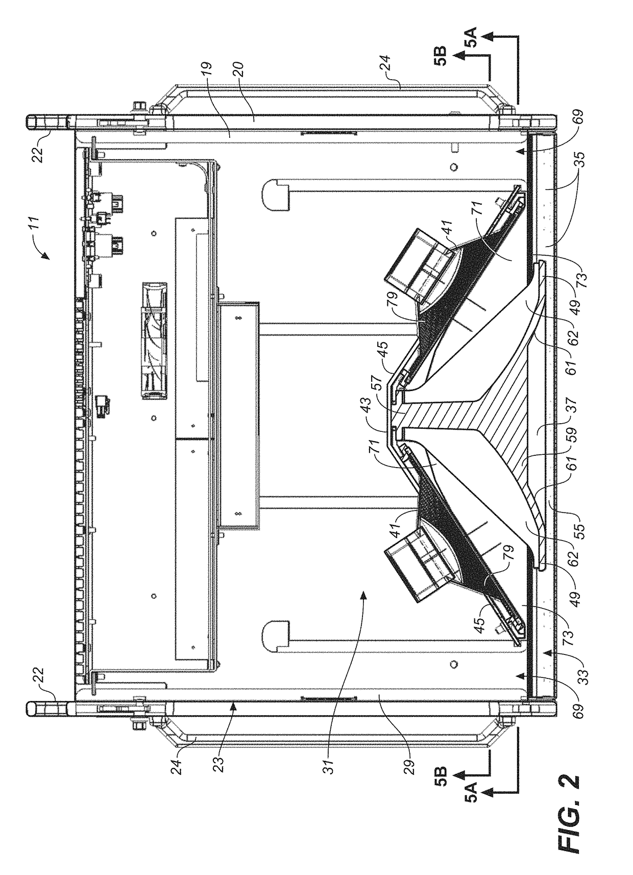 Arrayable loudspeaker with constant wide beamwidth