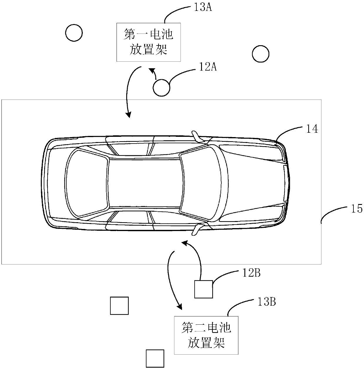 Battery replacement control system and method