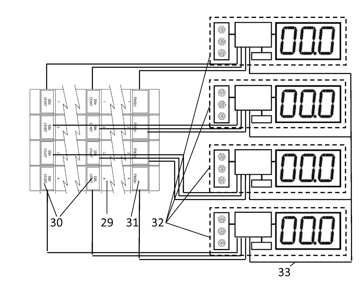 System and method for automatically controlling a track timing system