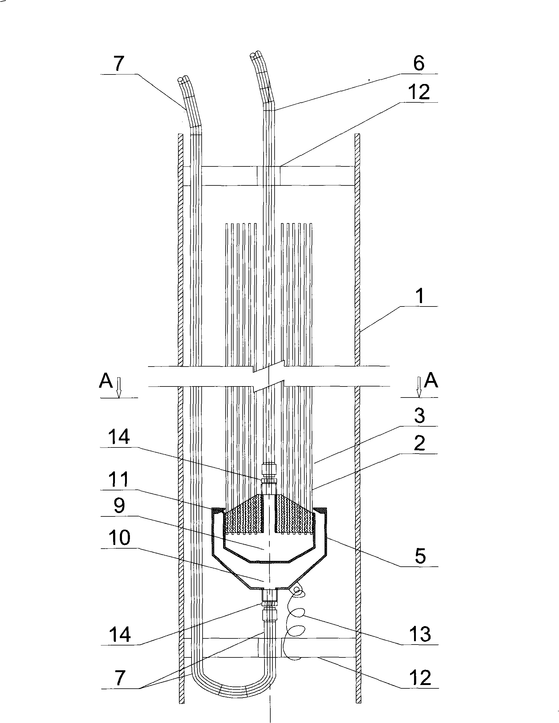 Hollow fiber film assembly