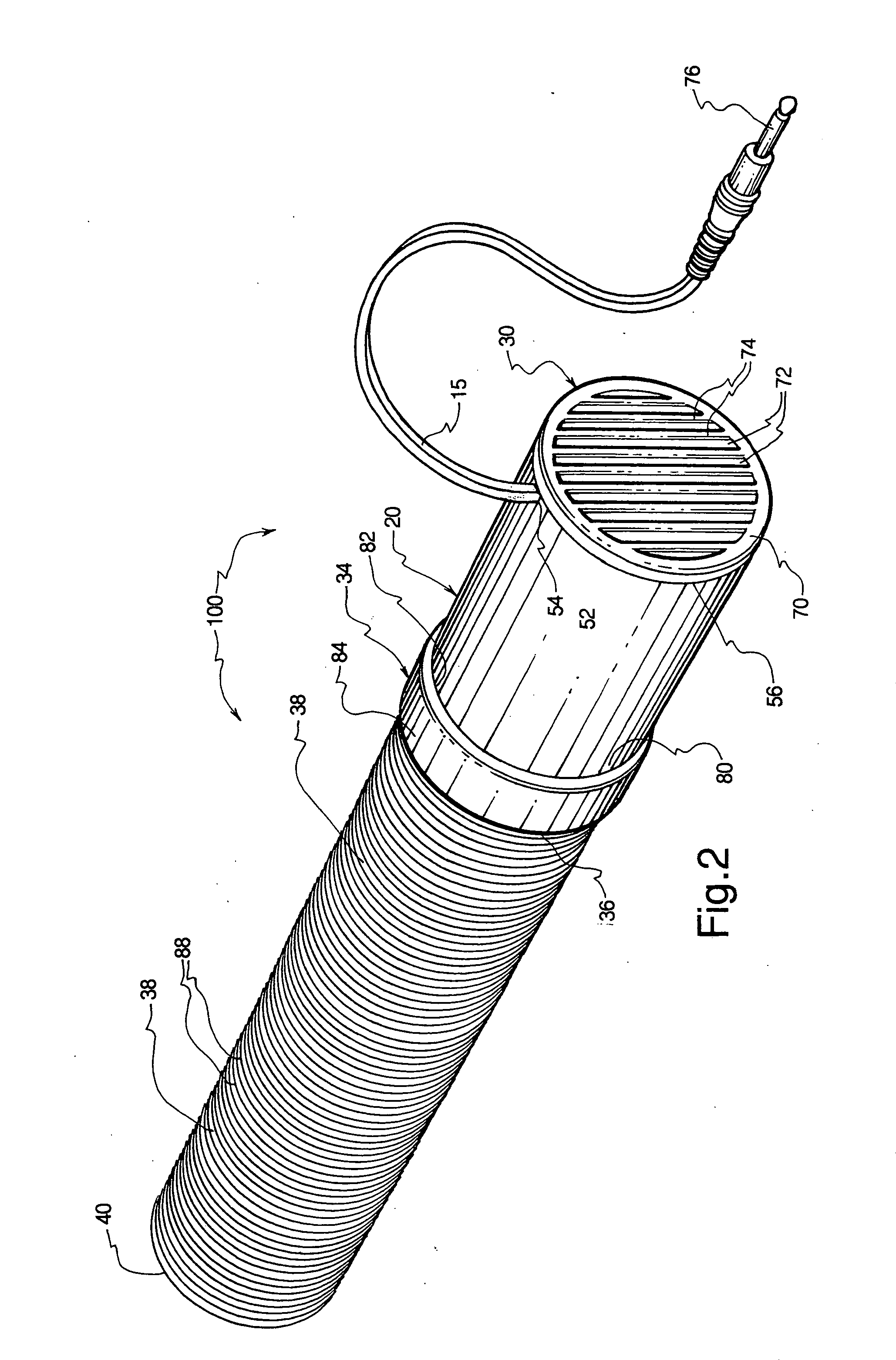 Air displacement upon a medical patient