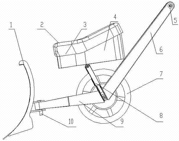 Small-sized electric walking type multi-functional vehicle for removing snow and cleaning