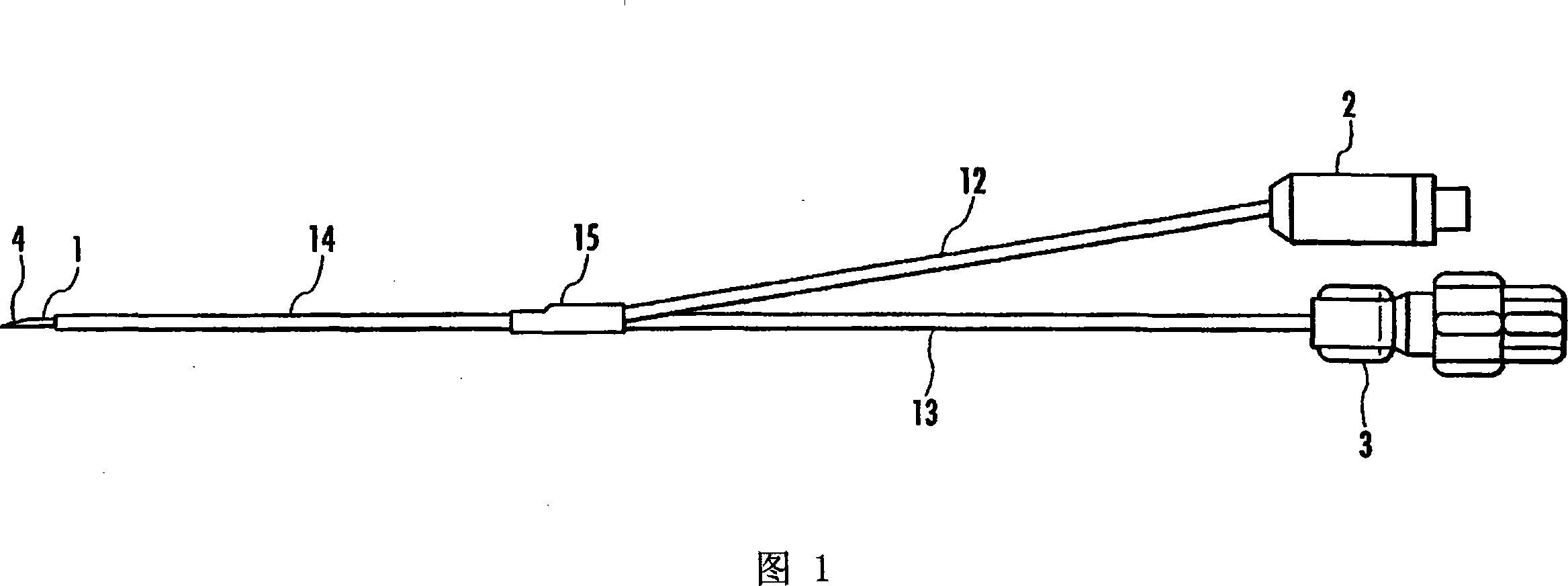 Medical electrode needle device