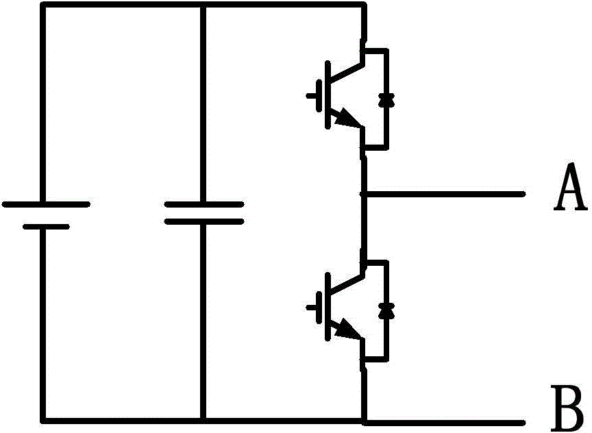 Energy storage type MMC current transformer adopting independent control of battery current