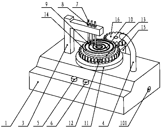 An automatic grinding machine for metallographic samples