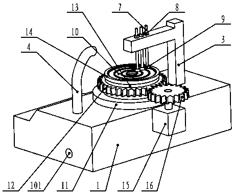 An automatic grinding machine for metallographic samples