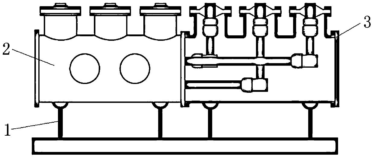 GIS bus vibration condition monitoring device and monitoring method