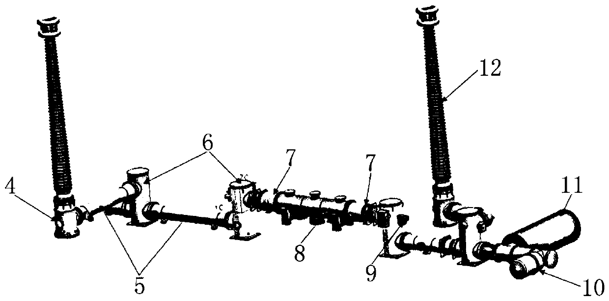 GIS bus vibration condition monitoring device and monitoring method