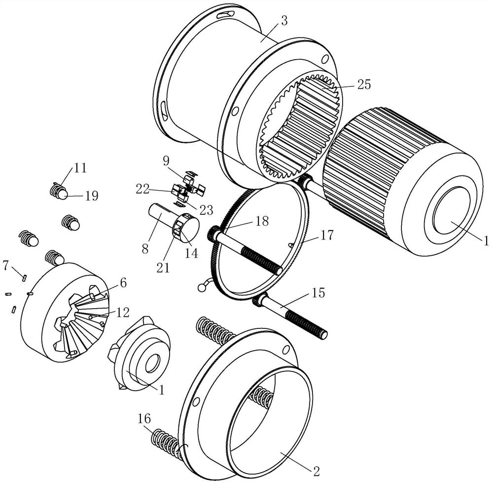 Overload protection motor for load-carrying machinery