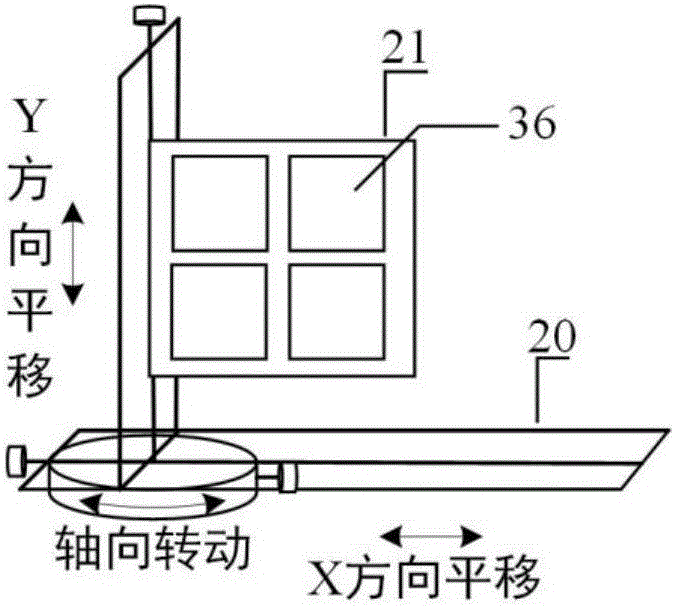 Measuring device and method for optical element damage threshold under vacuum environment