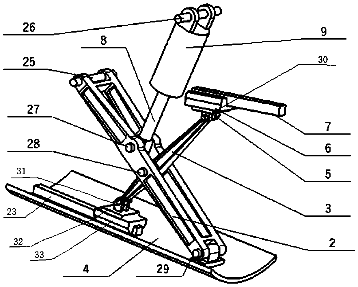 A buffer device and buffer method for an ultra-low-altitude sea-skimming unmanned target drone