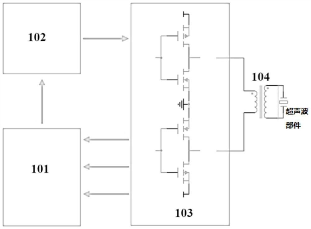 Ultrasonic power supply and power supply method thereof