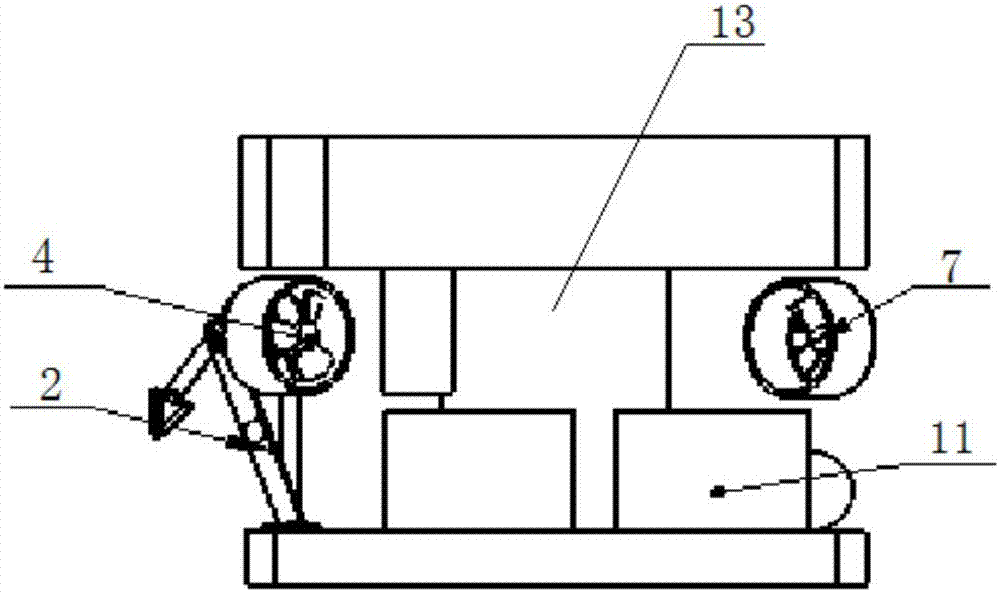 Navigation simulation system of underwater-operation-level ROV and control method thereof