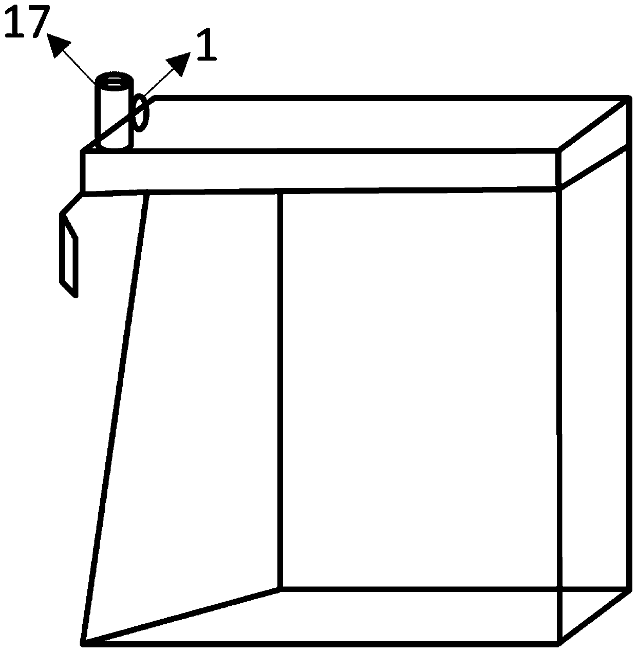 A risk conflict early warning system for a cable crane hanging tank and a bin surface construction machine