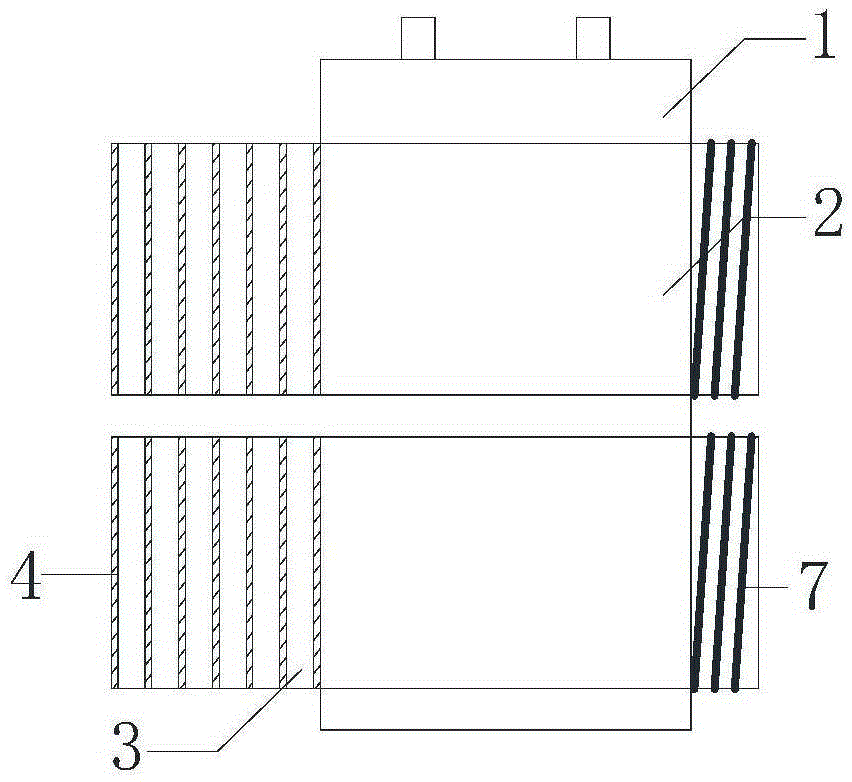 Thermal management system and method of cuboid battery pack