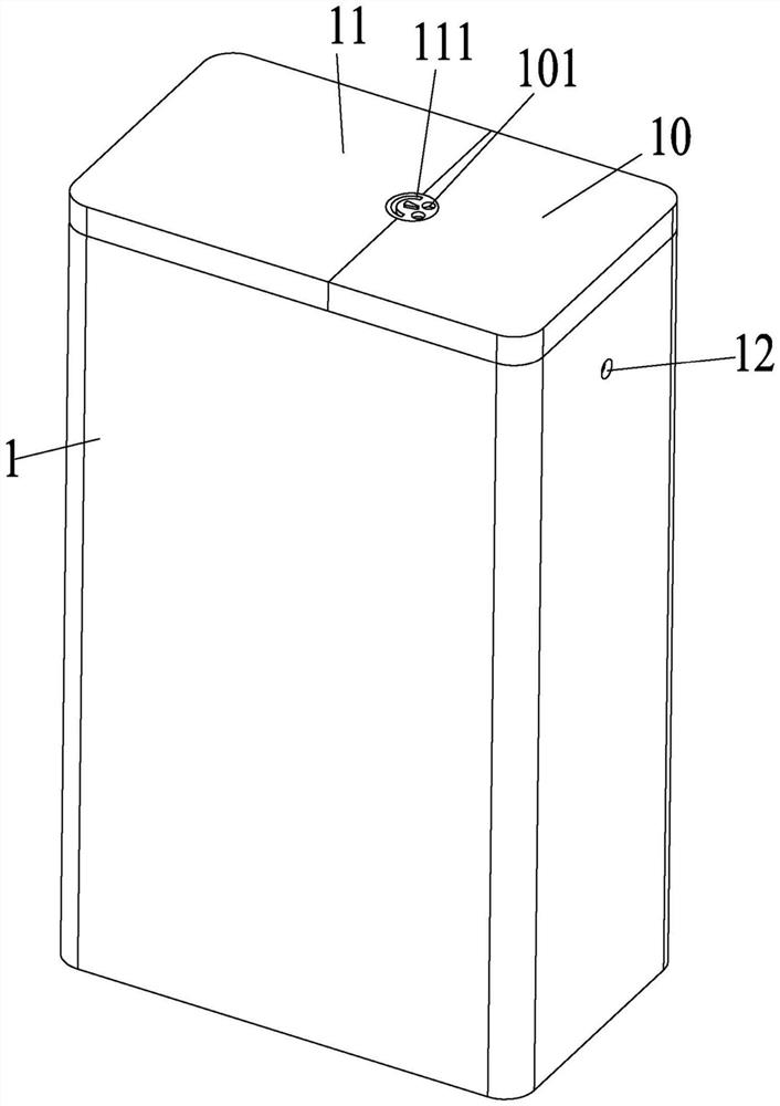 Integrated humidifier