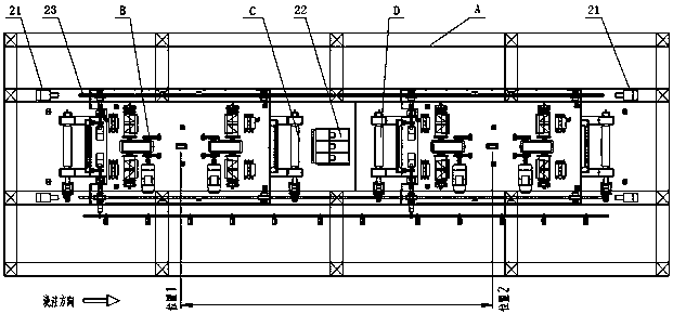 Automatic casting blank transport system and method thereof