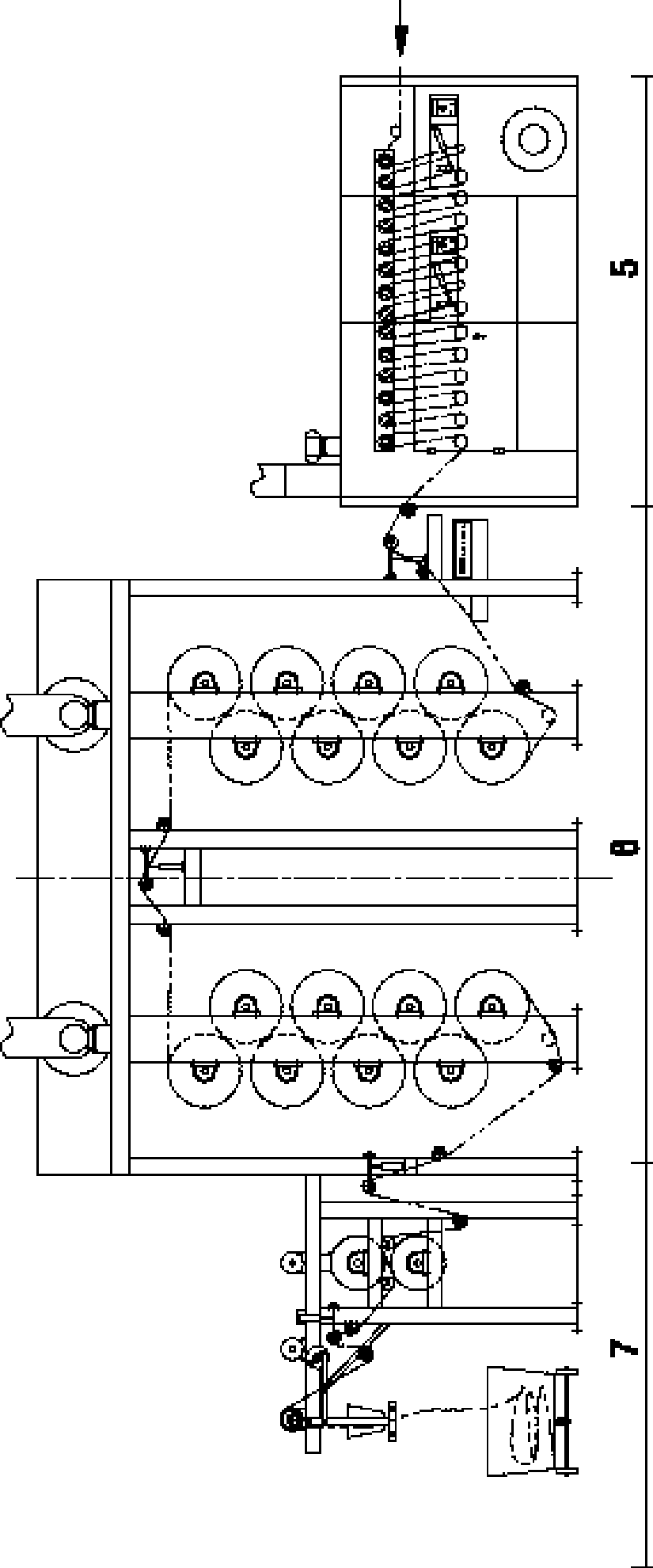 Continuous pigment dyeing pad dyer