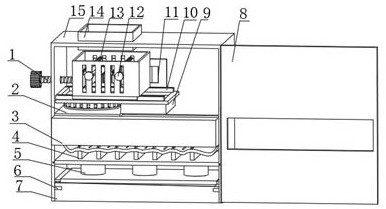 Orthopaedic removed waste gypsum refining treatment device