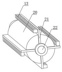 Orthopaedic removed waste gypsum refining treatment device