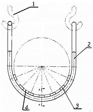 Glassed steel equipment sintering rack