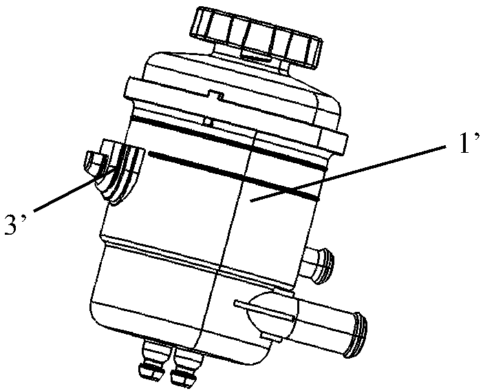 Oil can fixed structure