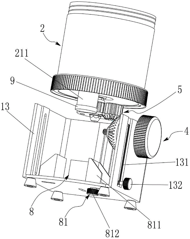 Quantitative access device for powdery objects