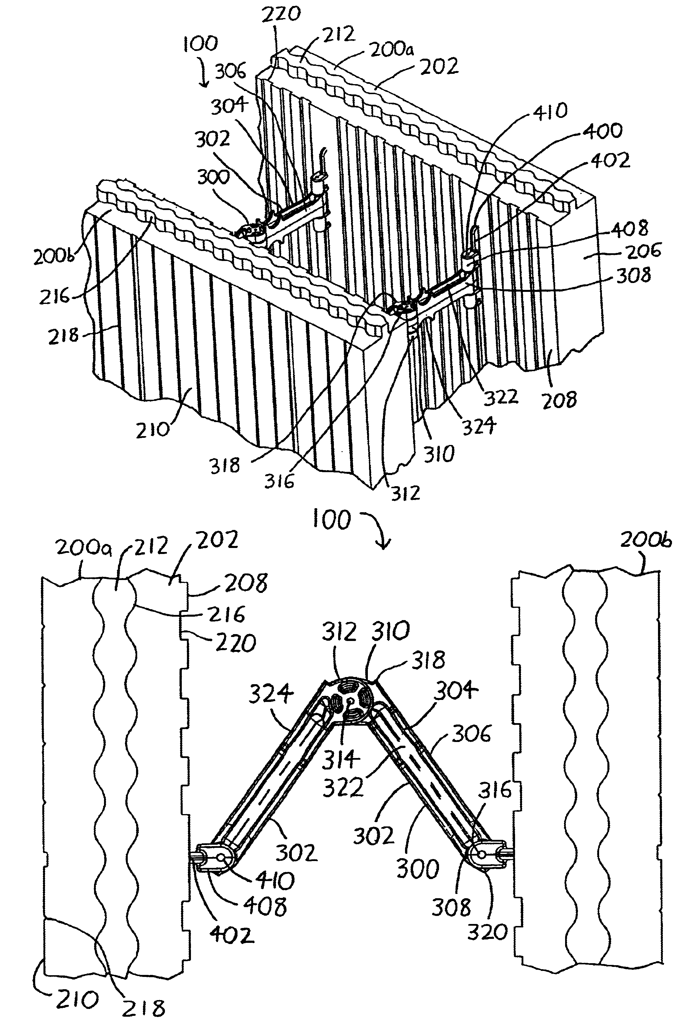 Collapsible concrete forms