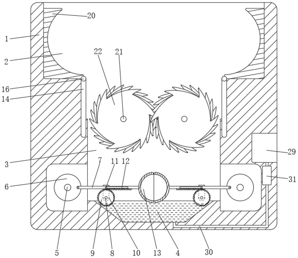 Anti-leakage type legal document destroying device and method