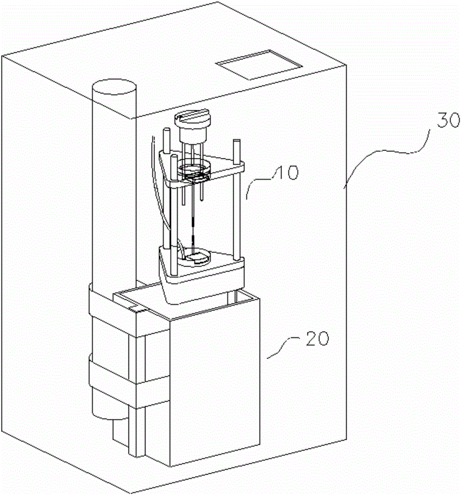 Superconducting tape testing device