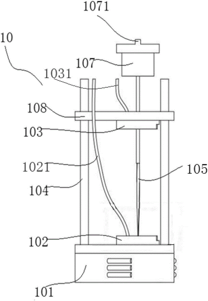 Superconducting tape testing device