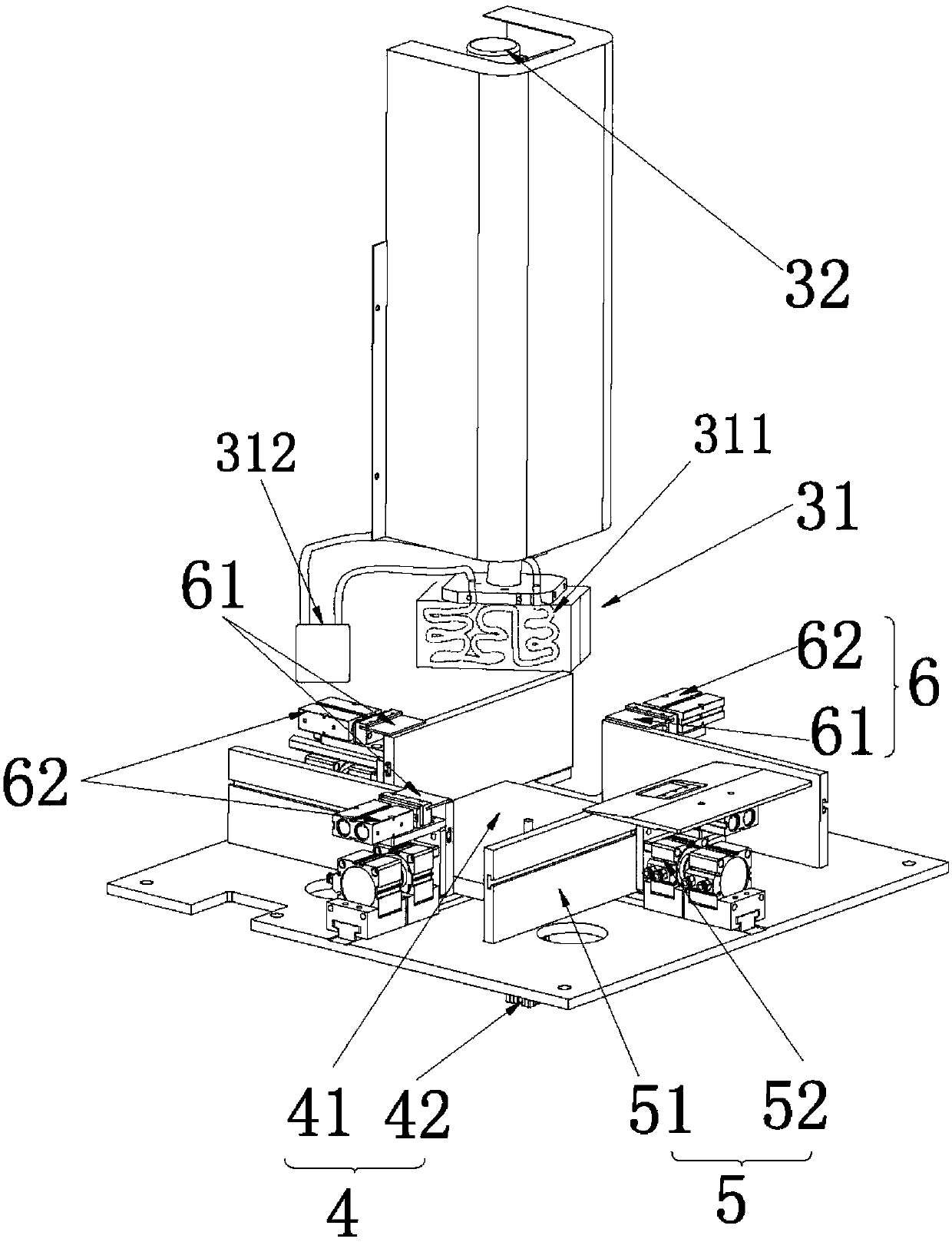 Paper box forming machine capable of performing deep box wrapping