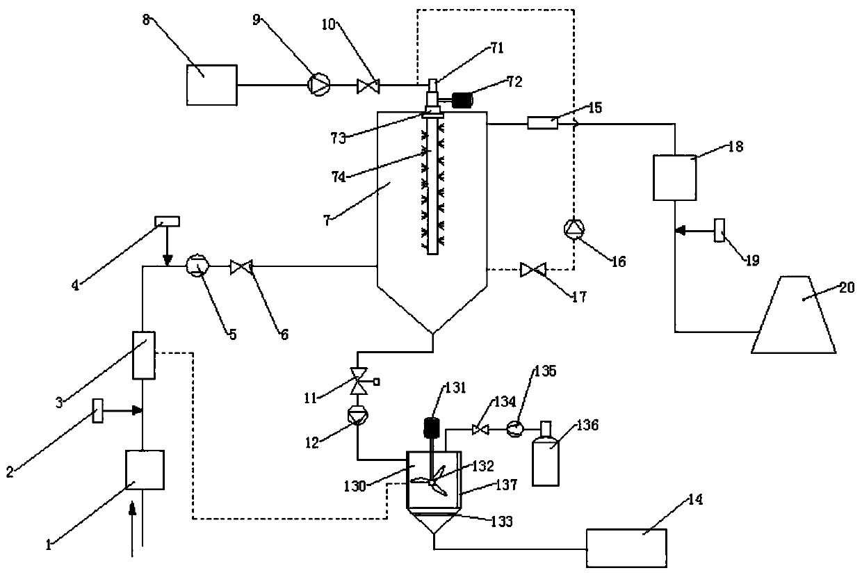 A flue gas desulfurization system