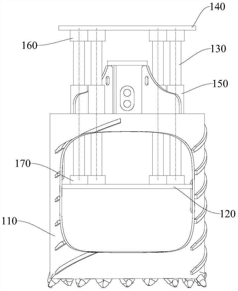 Rotary excavating drilling rig and engineering machine