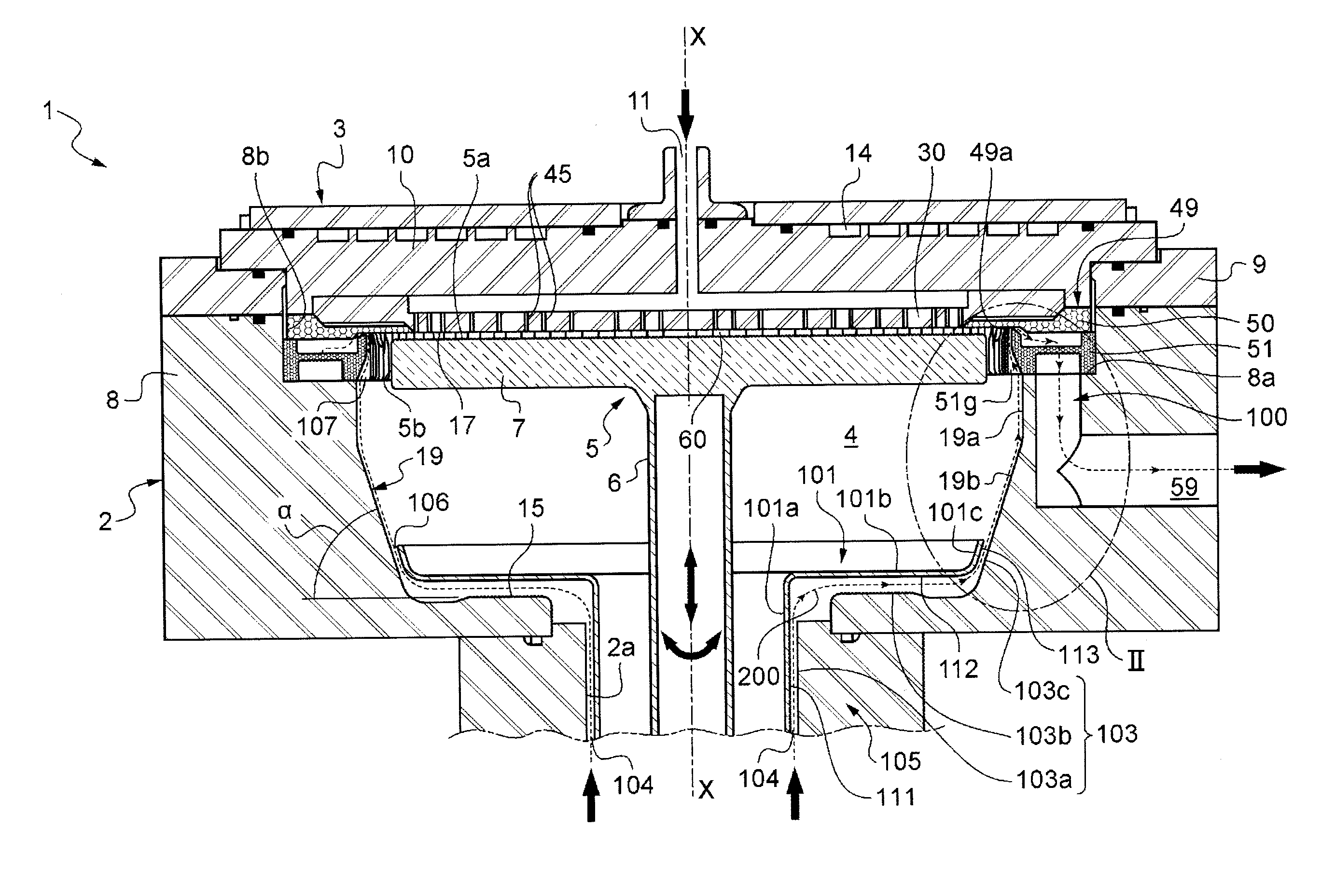 Chemical vapor deposition device