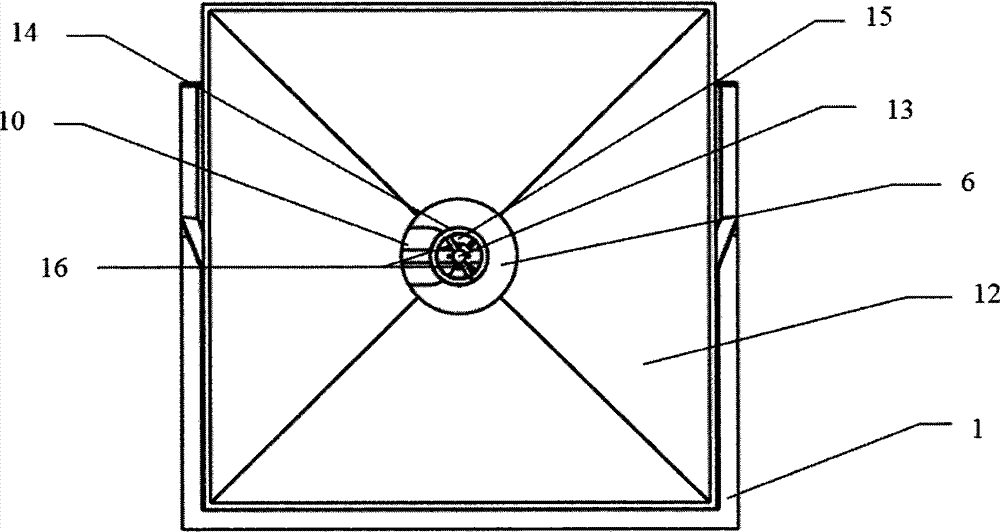 Snow melting agent spreading device